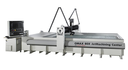 The OMAX 80X JetMachining® Center