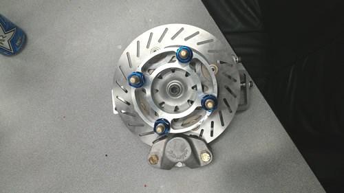 Waterjet Cut Brake Rotors